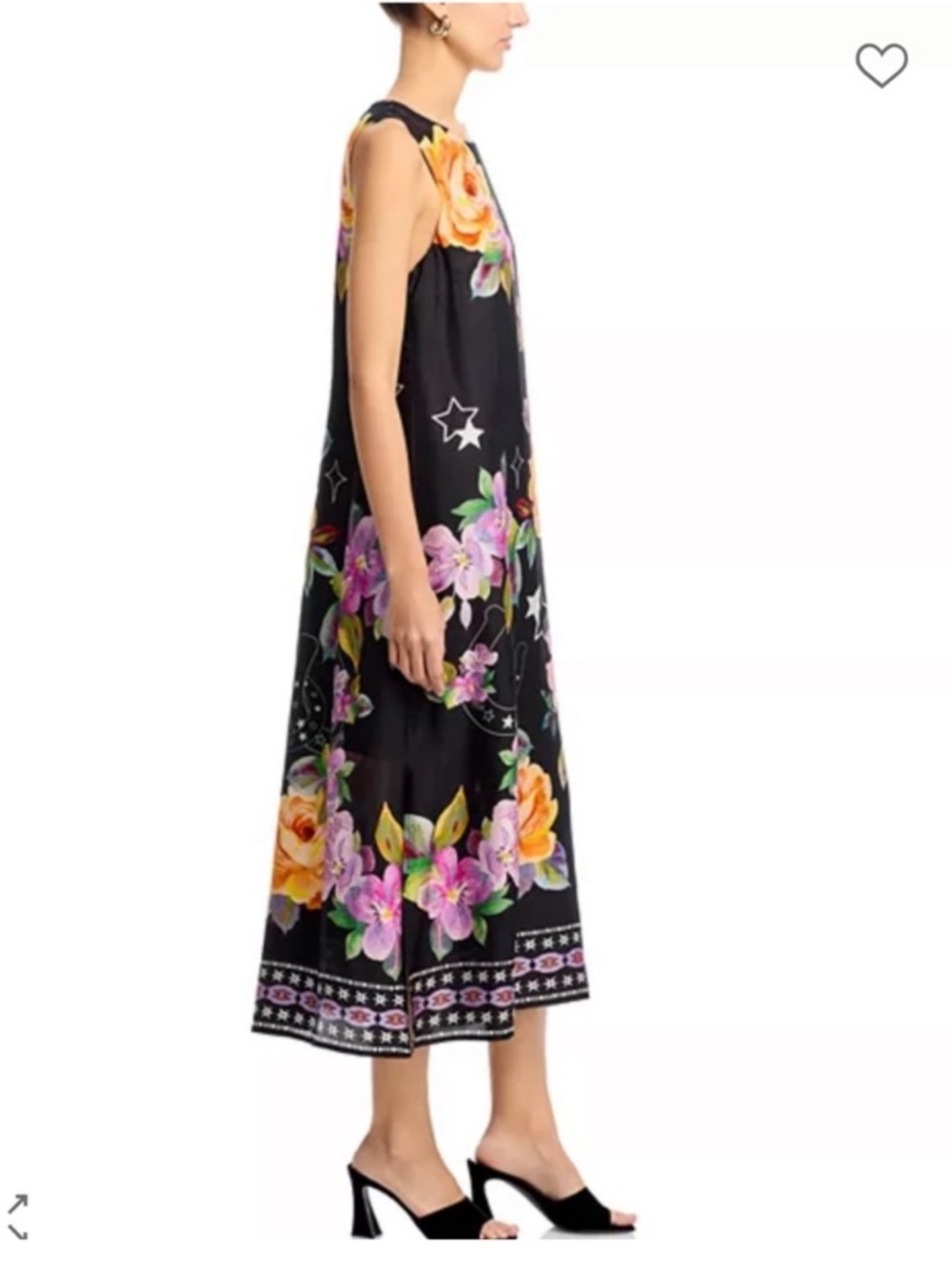 NWT JOHNNY WAS JADE KAROLINA TEA LENGTH DRESS - Picture 7 of 13